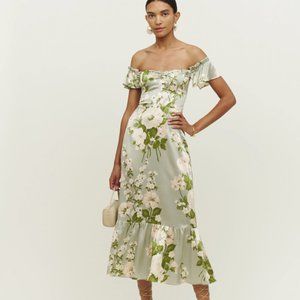 Reformation Sianna Silk Dress